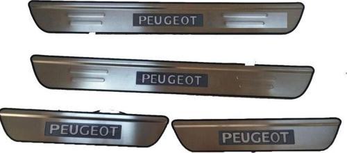 Peugeot 207 Uyumlu Işıklı Kapı Eşiği Parça