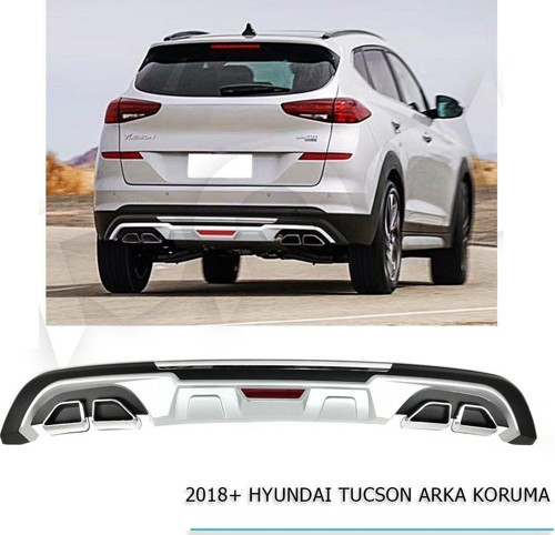 Hyundai Tucson Uyumlu Arka Koruma Difüzör 2018+ Parça