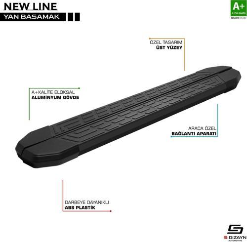 Mg Zt Uyumlu Newline Siyah Yan Basamak 173 Cm 2018 Üzeri Parça
