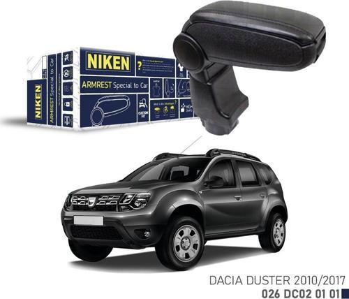 Dacia Duster Uyumlu 2010-2017 Araca Özel Kol Dayama Kolçak Siyah Niken Parça