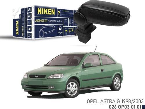 Opel Astra Uyumlu G 1998-2003 Araca Özel Kol Dayama Siyah Niken Parça