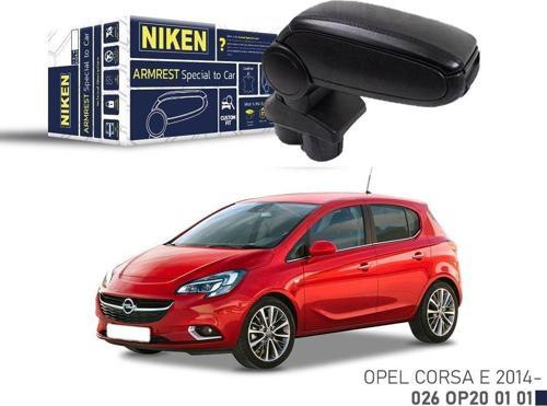 Opel Corsa Uyumlu E -2014 Araca Özel Kol Dayama Siyah Niken Parça