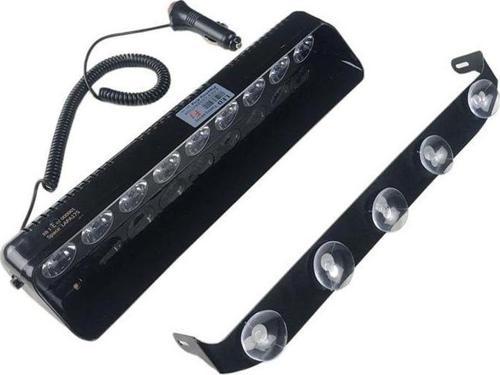 Flaş led çakarlı 27w 9 led kırmızı-mavi 8 fonksiyonlu  / LAPA175-1