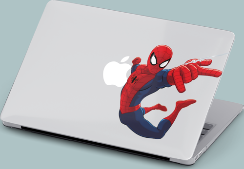 Macbook Pro (M1-M2) Kılıf 16.2 inç A2485-A2780 Mirmac13 Şeffaf Sert Koruma Kılıfı Spiderman