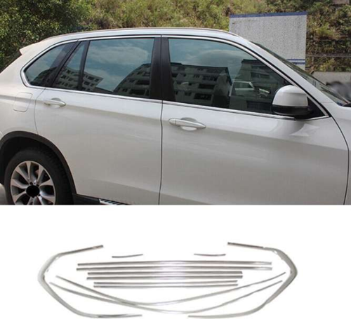 Bmw X5 Uyumlu 2014 2019 Cam Çıtası Kaplama Krom Parça