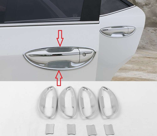 Toyota Corolla Uyumlu 2013 2018 Dış Kapı Kolu İç Kaplama ABS Krom Parça