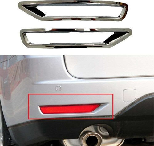 Subaru Forester Uyumlu 2009 2012 Arka Reflektör Çerçevesi Krom Parça