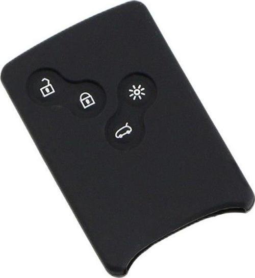 Silikon anahtar kabı megane 4 düğmeli siyah / SYPD71