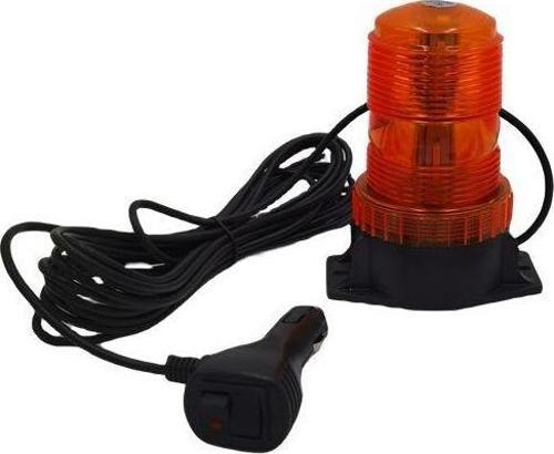 7 fonksiyonlu tepe lambası çakarlı mıknatıslı dikey model 12-30v turuncu / LAIK537