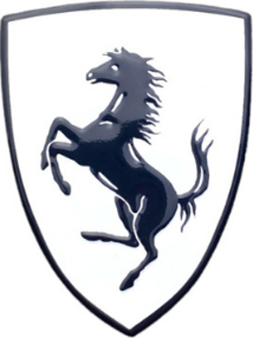 Arma kalkan beyaz at / YACIY217