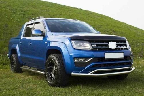 İsuzu D-Max Uyumlu Off Road Tampon Koruma Demiri Krom Çiftli Bıyık 2006+ Pst17 Parça