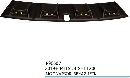 Mitsubishi L200 Uyumlu Moonvisor 2019+ Beyaz Işık Parça