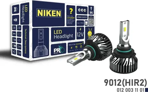 9012 HIR2 Uyumlu Led Xenon Far Ampulü Yeni Nesil Pro Niken Parça