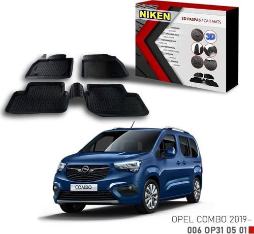 Opel Combo -2019 için Uyumlu 3D Paspas