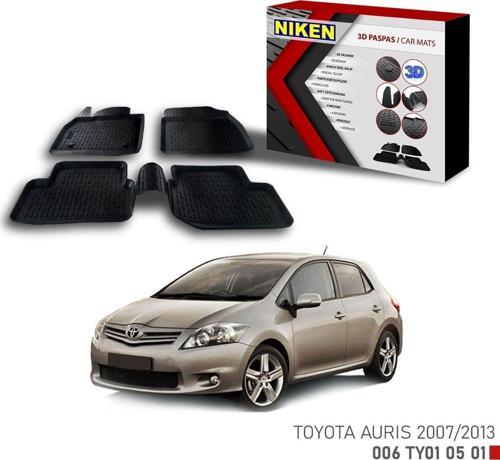 Toyota Auris 2007-2013 için Uyumlu 3D Paspas