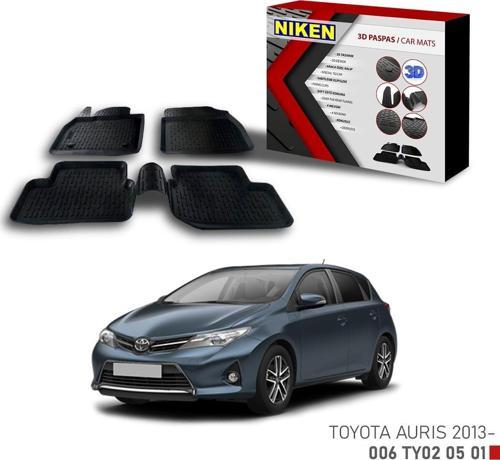 Toyota Auris -2013 için Uyumlu 3D Paspas