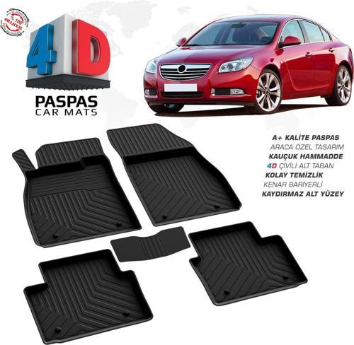 Opel Insignia 4D Araca Özel Havuzlu Kauçuk Paspas 2008-2016
