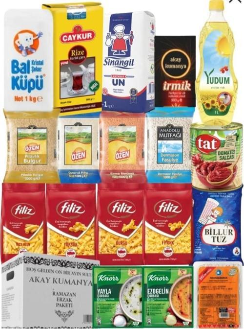 Ramazan erzak paketi 18 parça