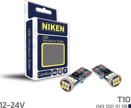 Niken Led Ampul T10 Canbus Park Ledi 18 Ledli 12-24V