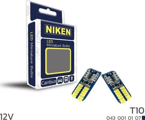 Niken Led Ampul T10 Canbus Park Ledi 24 Ledli 12V