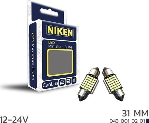 Niken Led Ampul Sofit Canbus Led 31Mm 12-24V