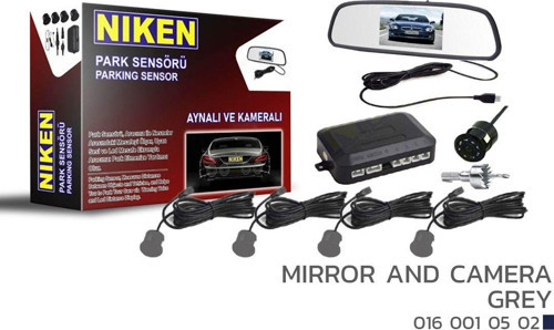 Niken Park Sensörü Kamera Ve Aynaya Geçme Ekranlı Gri