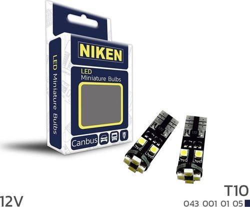 Niken Led Ampul T10 Canbus Park Ledi 8 Ledli 12V