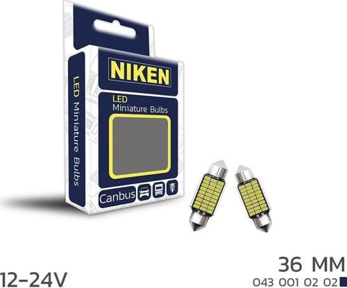 Niken Led Ampul Sofit Canbus Led 36Mm 12-24V