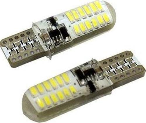 Led Ampul T10-12Smd Çakarlı Beyaz 2'Li Set 12V / Laam630