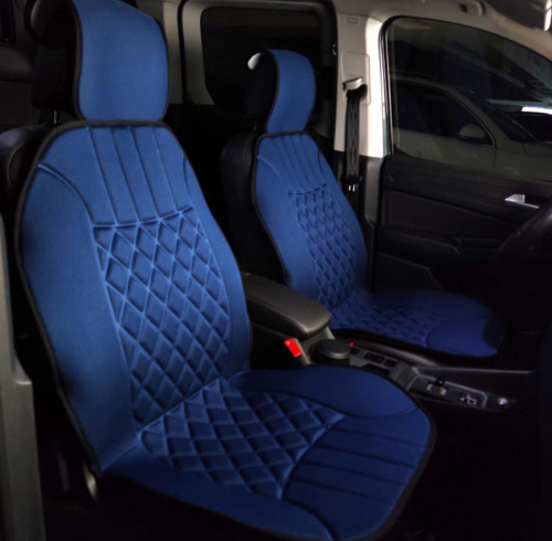 Volvo 240 Lüx Oto Koltuk Minderi Ön 2'li Set Elegance Serisi MAVİ