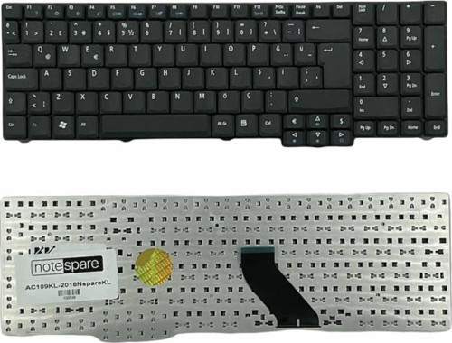 Acer Aspire 5635G, 5735Z, 5737Z, 6530G, 6930G, 6930ZG Uyumlu Notebook Klavye Siyah TR