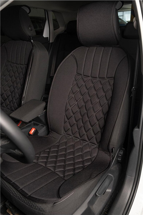 Renault Clio 4 Lüx Oto Koltuk Minderi Ön 2'li Set Elegance Serisi SİYAH