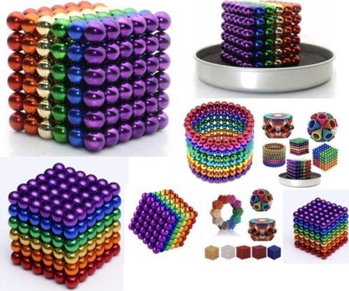Neo Sihirli Manyetik Toplar Dyum Mıknatıs Küp Bilye 216 Adet Cube Küp Dymium - 3+ Yaş