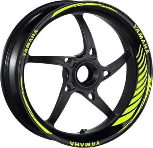 Yamaha Uyumlu Florasan Sarı Jant Şeridi