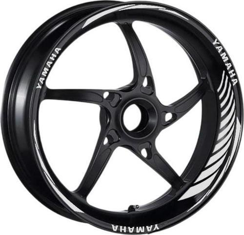 Yamaha Uyumlu Reflektör Beyaz Jant Şeridi