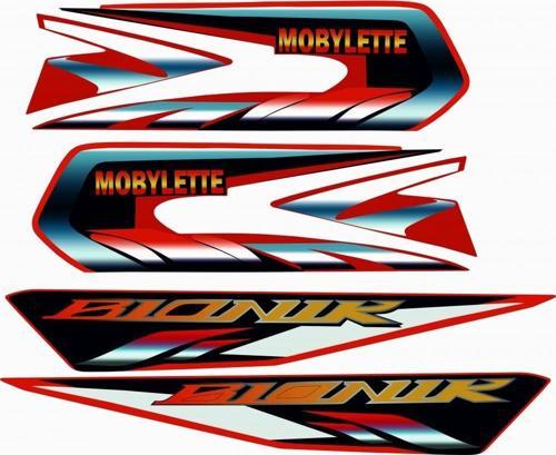 Mobylette Bionik Yazı Seti Kırmızı