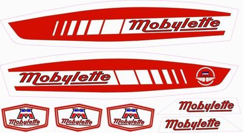 Mobylette Süper 52 Yazı Seti Kırmızı