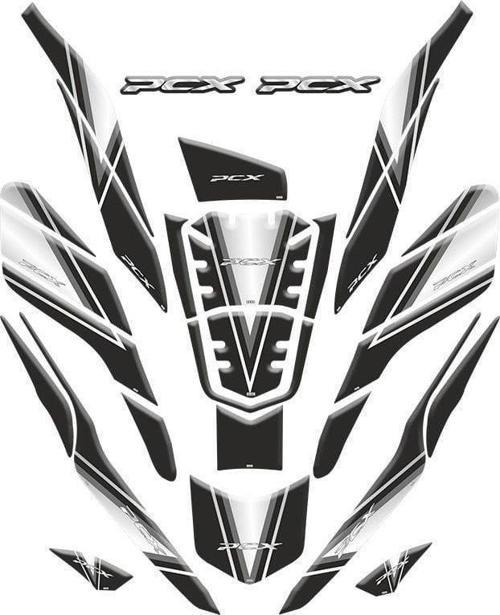 Honda PCX 2021-2024 Uyumlu Tank Pad 04