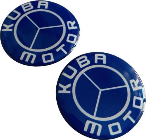 Kuba Logo Damla Etiket 5X5CM 2Li Lacivert