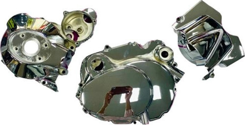 Cg Nikel Motor Kapak Seti Asya Model (Statör Kapağı+Debriyaj Kapağı+Ön Dişli Kapağı)