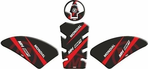Mondial Drift 125L 2019-2023 Uyumlu Tank Pad Kırmızı