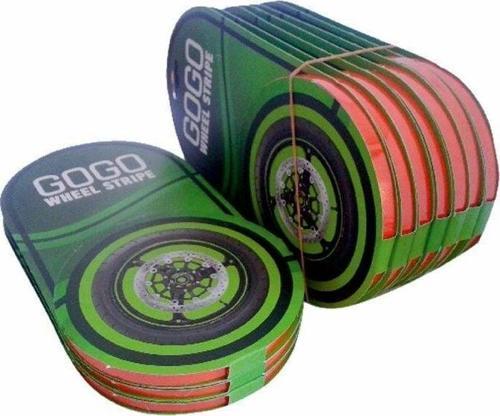 Motosiklet Lüx Jant Şeridi Florasan Kırmızı 7mm X 7m