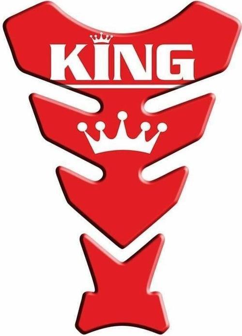Universal Motosiklet Tank Pad Kırmızı King