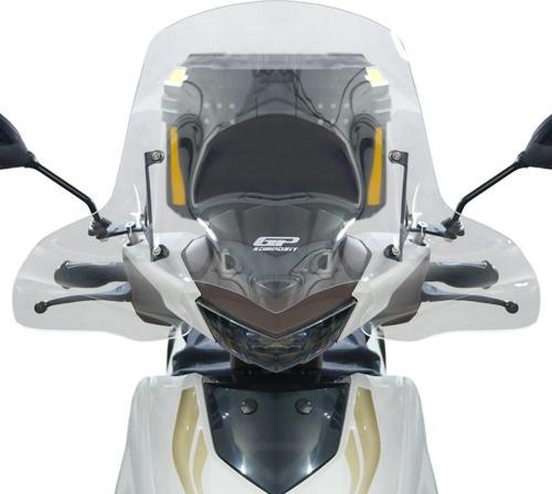 Siperlik Tur Camı Hero Dash 125 2022-2024 Uyumlu Şeffaf 48 Cm