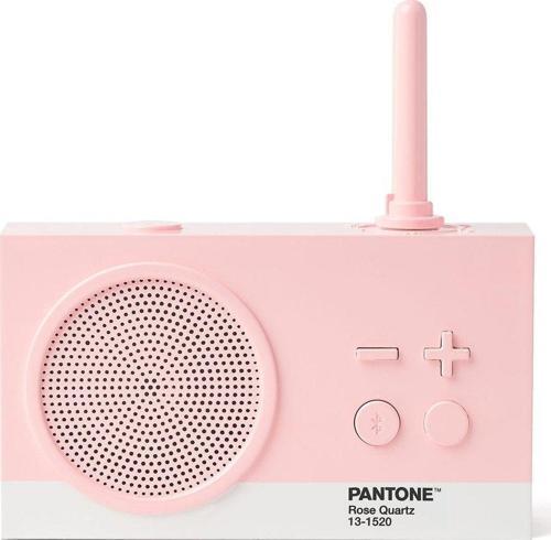 x Pantone Tykho 3 Bluetooth Hoparlör ve Radyo Açık Pembe