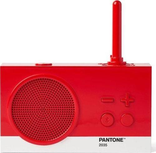 x Pantone Tykho 3 Bluetooth Hoparlör ve Radyo Kırmızı