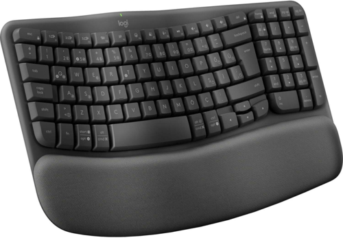 LOGITECH WAVE, 920-012311, Kablosuz, Türkçe Q, Multimedya, Dolgu Bileklikli Klavye
