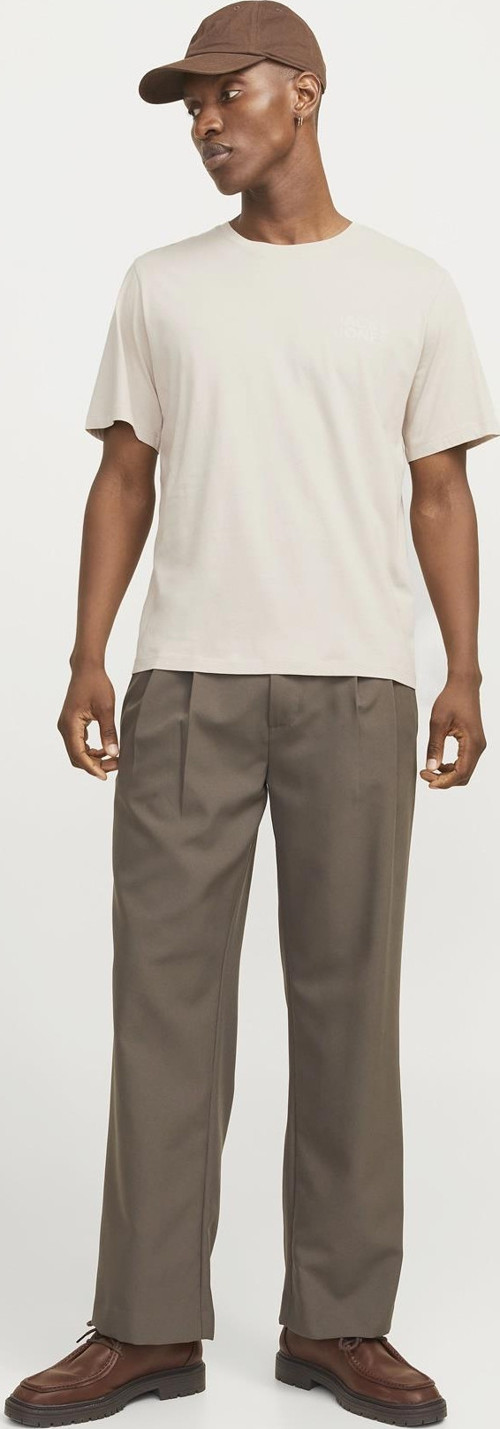 JJECORP LOGO TEE SS O-NECK NOOS KREM