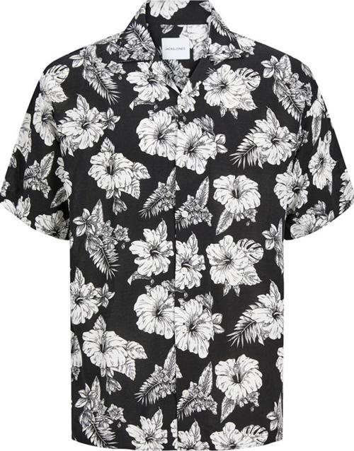 JJGURU MONOCHROME AOP RESORT SHIRT SS12249210 SİYAH