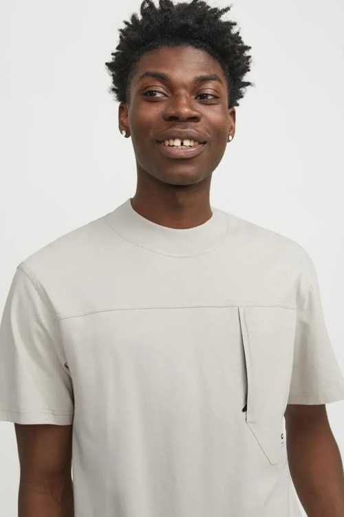 JCOWOVEN POCKET TEE SS CREW NECK 12253457 TAŞ